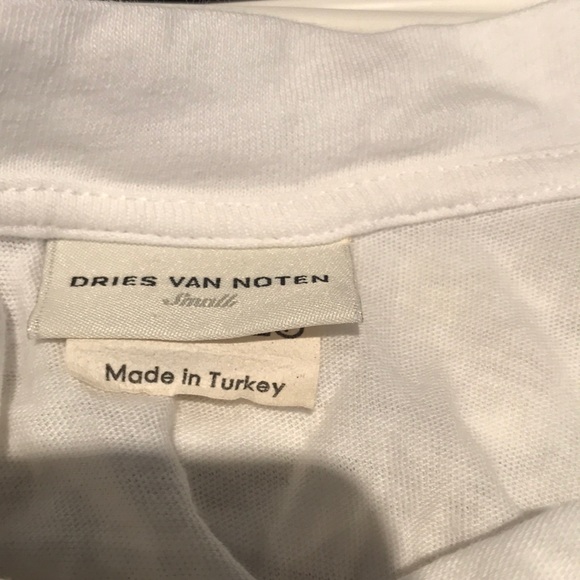 Dries Van Noten backless t shirt small - Picture 1 of 4